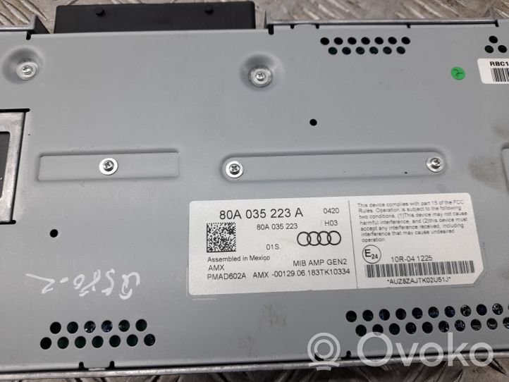 Audi Q5 SQ5 Kit système audio 80A035223A