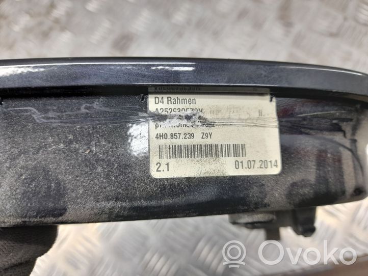 Audi A8 S8 D4 4H Veidrodėlio plastikinė apdaila 4H0857239