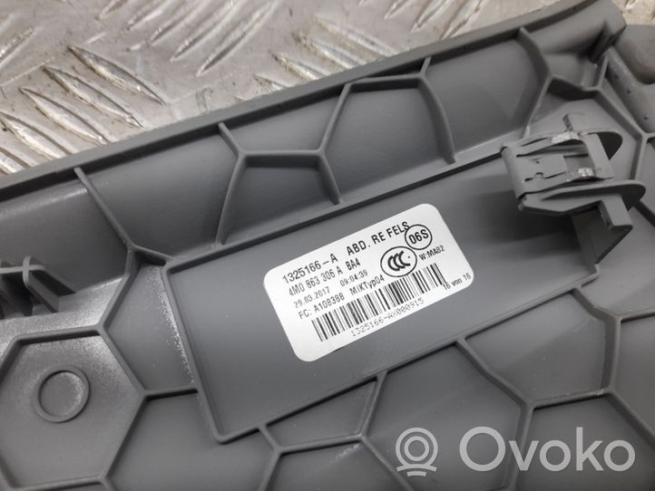 Audi Q7 4M Garniture latérale de console centrale avant 4M0863306A