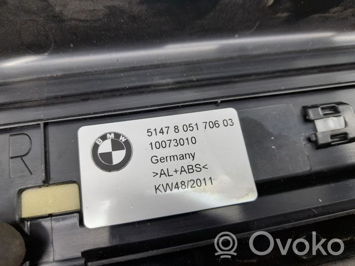 BMW 6 F12 F13 Zestaw listew progowych (wewnętrznych) 8051705