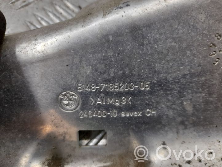 BMW 6 F12 F13 Osłona termiczna rury wydechowej 7185203