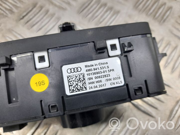 Audi A5 Przełącznik świateł 4M0941531S