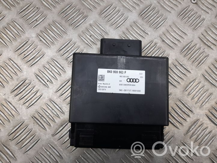 Audi A6 S6 C7 4G Jännitteenmuunnin/muuntimen moduuli 8K0959663F