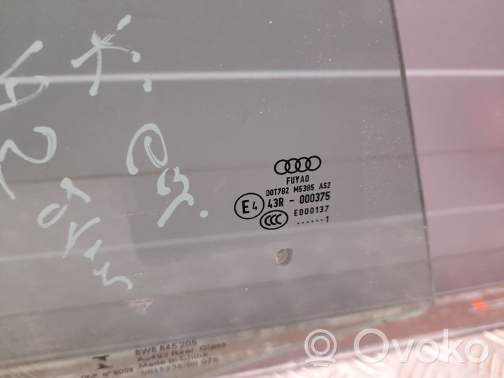 Audi A5 Vetro del finestrino della portiera posteriore 8W8845205