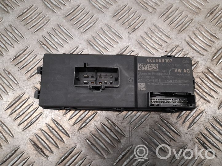 Audi A5 Sterownik / Moduł elektrycznej klapy tylnej / bagażnika 4KE959107