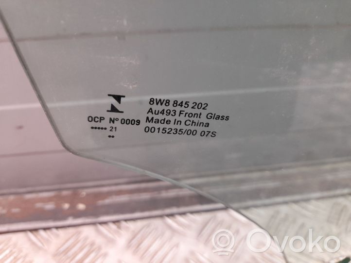 Audi A5 Front door window glass four-door 8W8845202