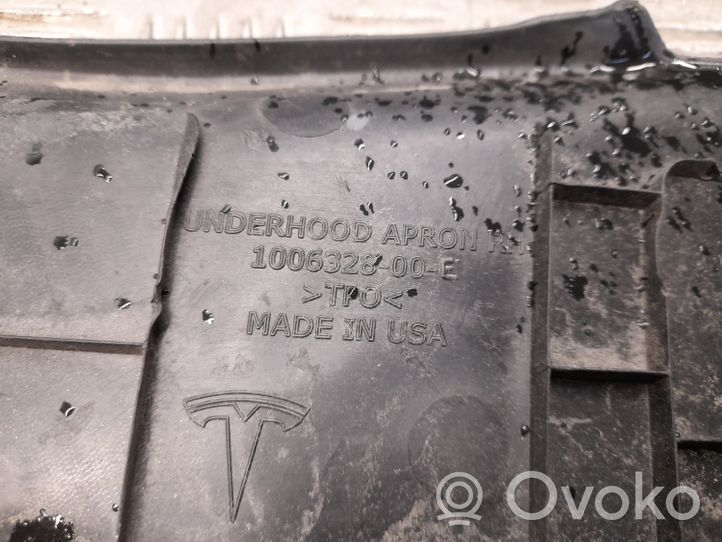 Tesla Model S Plaque avant support serrure de capot 100632800E