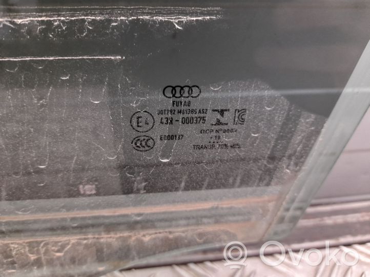 Audi Q3 F3 Etuoven ikkunalasi, neliovinen malli 83A845201