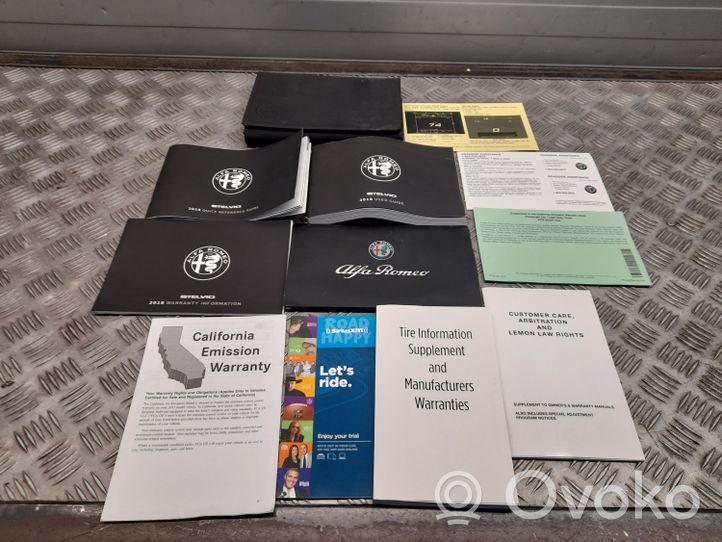 Alfa Romeo Stelvio Owners service history hand book 