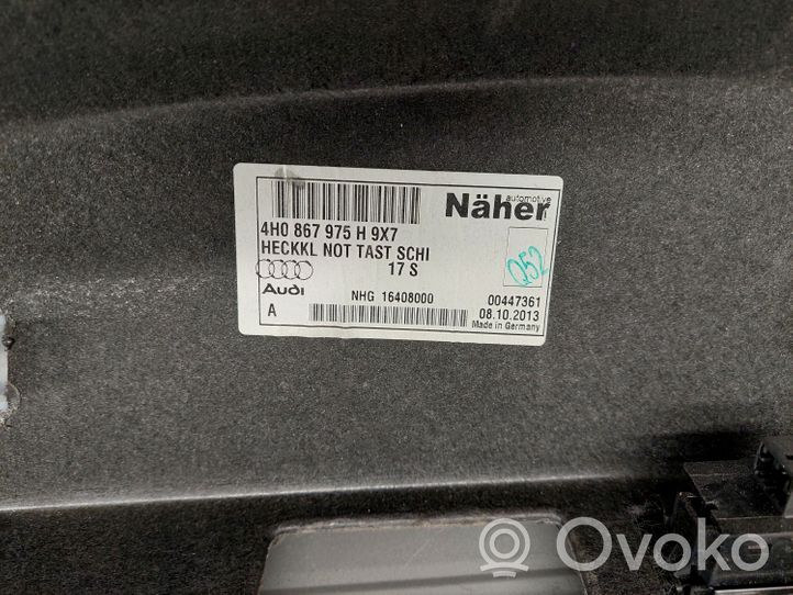 Audi A8 S8 D4 4H Garniture de hayon 4H0867975H