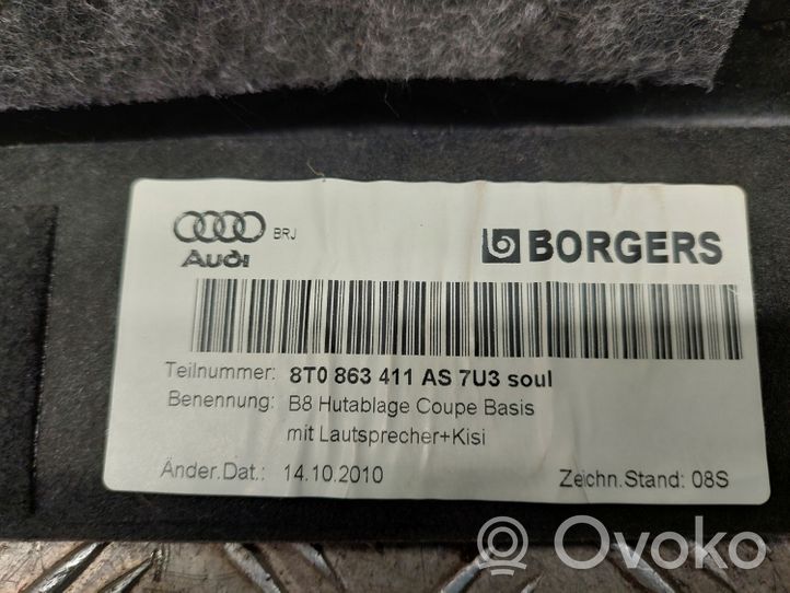 Audi S5 Facelift Półka tylna bagażnika 8T0863411