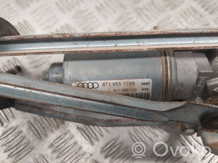 Audi S5 Mechanizm i silniczek wycieraczek szyby przedniej / czołowej 8T1955119B