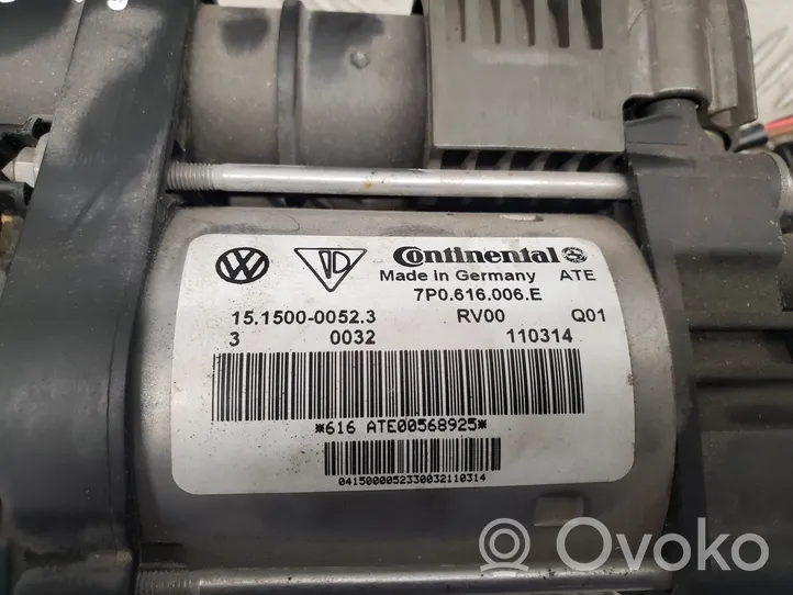 Porsche Cayenne (92A) Compressore/pompa sospensioni pneumatiche 7P0616006E