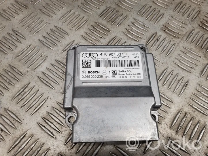 Audi A8 S8 D4 4H Aktiivijousituksen ohjainlaite (ESP) 4H0907637K