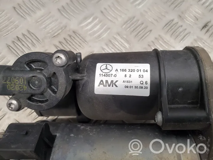 Mercedes-Benz GL X166 Ilmajousituksen kompressoripumppu A1663200104