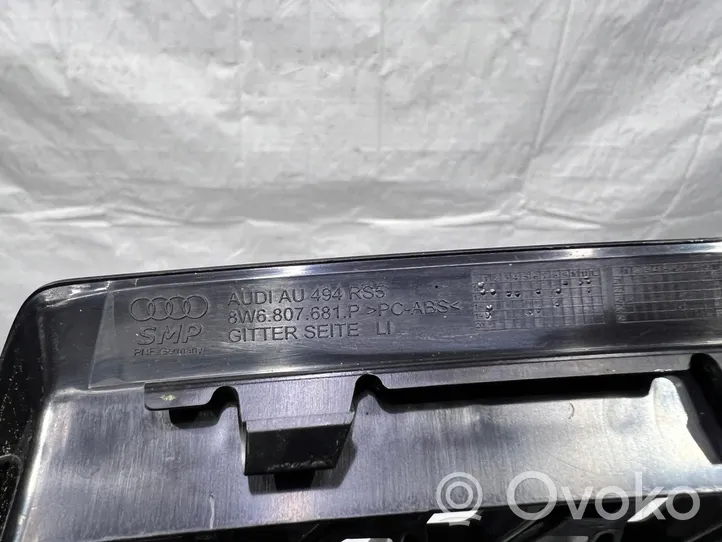 Audi RS4 B9 Grille antibrouillard avant 8W6807681P