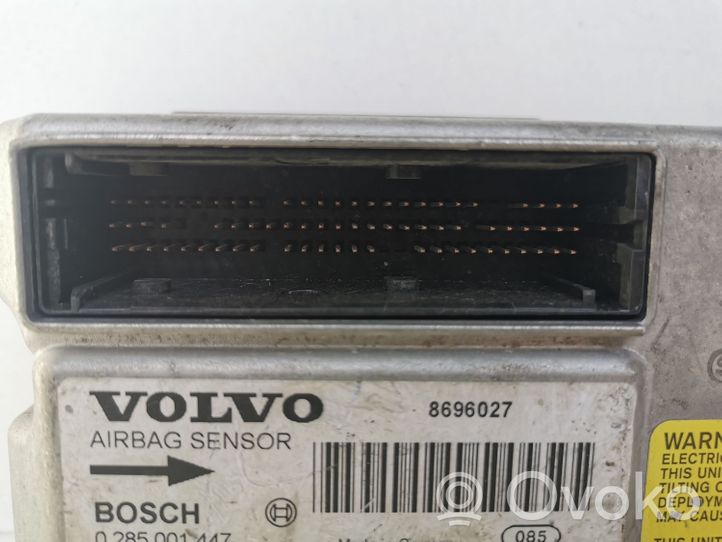 Volvo XC90 Oro pagalvių valdymo blokas 0285001447