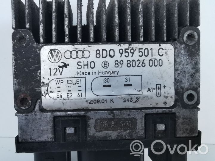 Audi A6 S6 C5 4B Jäähdytyspuhaltimen rele 8D0959501C