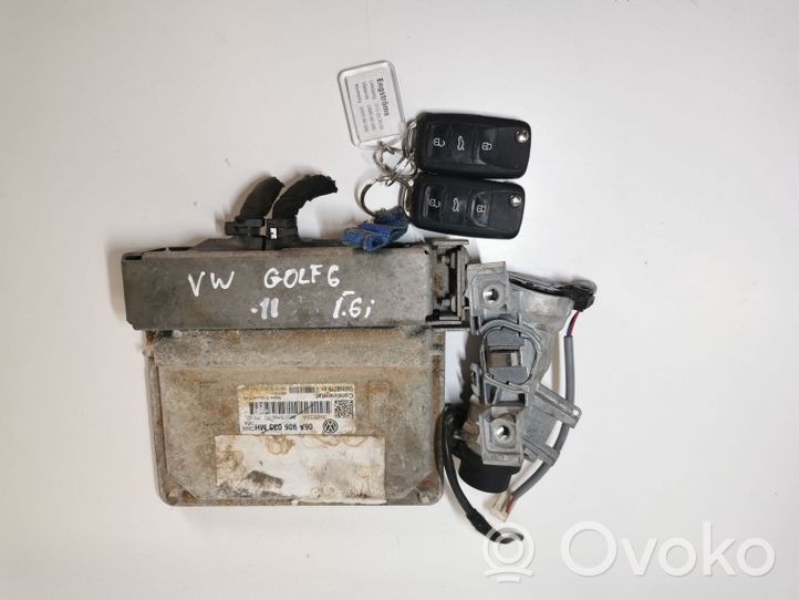 Volkswagen Golf VI Kit centralina motore ECU e serratura 1L0907269B