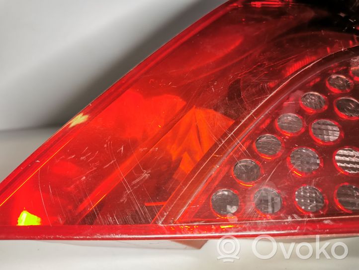 Peugeot 207 Aizmugurējais lukturis virsbūvē 9649986580