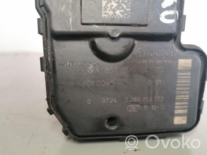 Mercedes-Benz Vito Viano W639 Clapet d'étranglement A6510900470