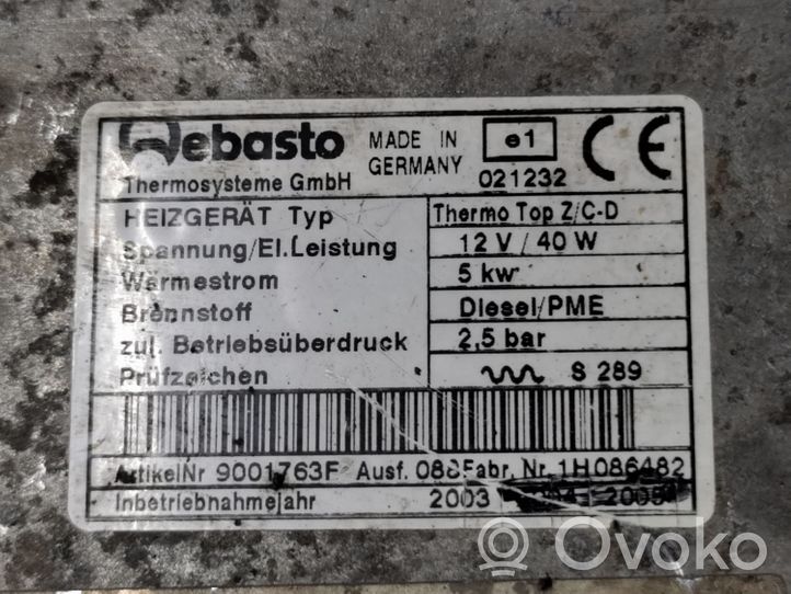 Audi A8 S8 D3 4E Unité de préchauffage auxiliaire Webasto 4E0265081H