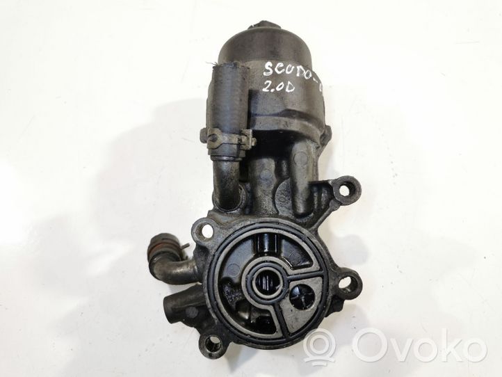 Fiat Scudo Supporto di montaggio del filtro dell’olio 9856830180