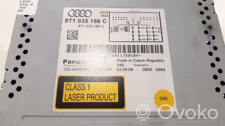 Audi A4 S4 B8 8K Radio/CD/DVD/GPS-pääyksikkö 8T1035186C