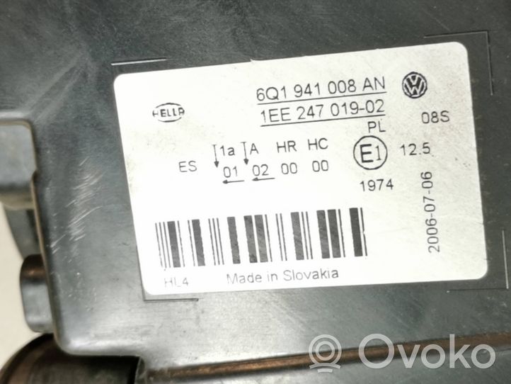 Volkswagen Polo IV 9N3 Faro/fanale 6Q1941008AN