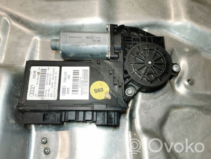 Audi A8 S8 D3 4E Mécanisme lève-vitre de porte arrière avec moteur 4E0839850