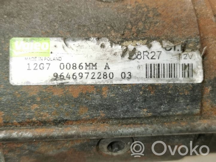 Citroen Jumpy Starter motor 9646972280