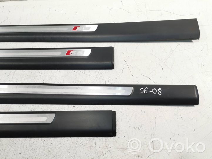 Audi A6 S6 C6 4F Garniture de protection de seuil intérieur 