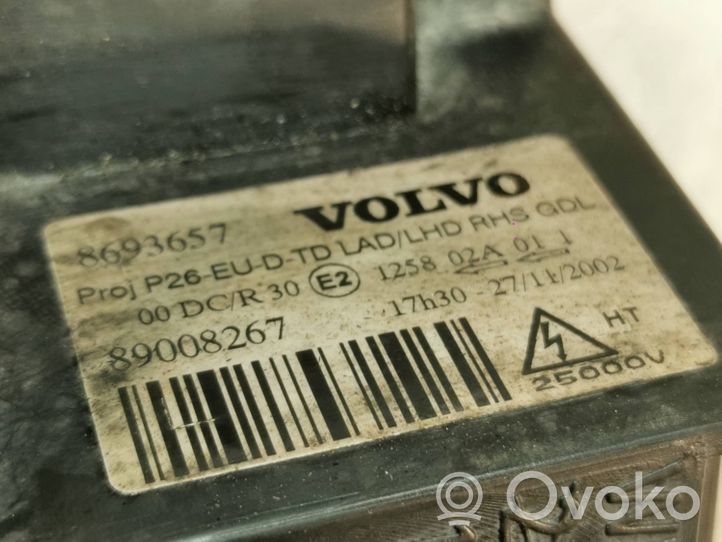 Volvo V70 Phare frontale 8693657