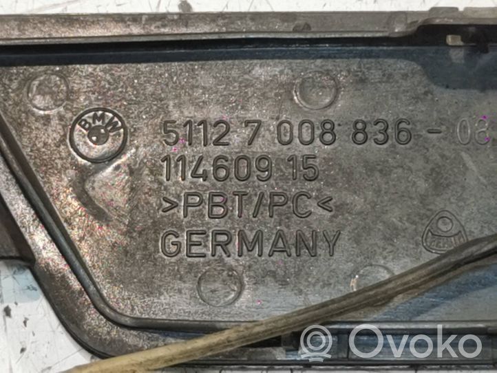 BMW 6 E63 E64 Abdeckung Deckel Abschleppöse hinten 7008836