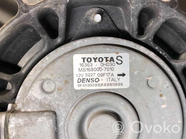 Toyota Avensis T250 Convogliatore ventilatore raffreddamento del radiatore 163630H030