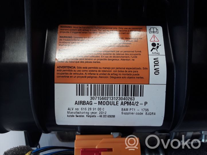 Volvo V60 Poduszka powietrzna Airbag pasażera 