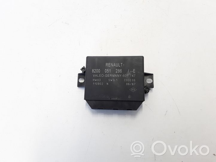 Renault Vel Satis Pysäköintitutkan (PCD) ohjainlaite/moduuli 8200051286