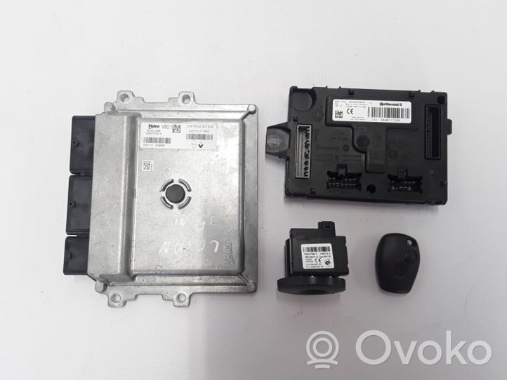 Dacia Logan II Kit centralina motore ECU e serratura 