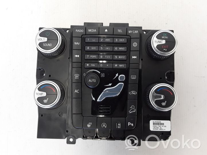 Volvo XC60 Centralina/modulo climatizzatore 31443425