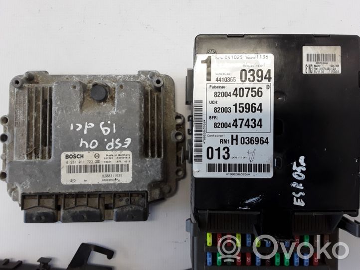 Renault Espace -  Grand espace IV Kit calculateur ECU et verrouillage 