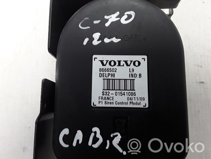 Volvo C70 Alarmes antivol sirène 8666502