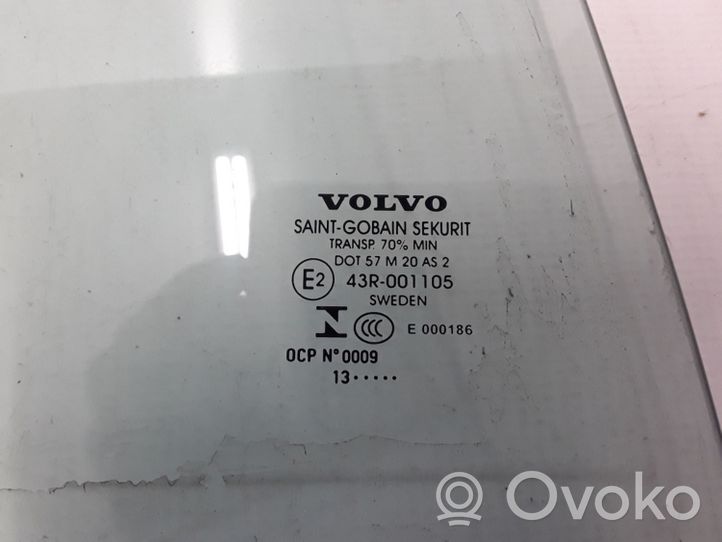 Volvo V60 Vitre de fenêtre porte arrière 31385421