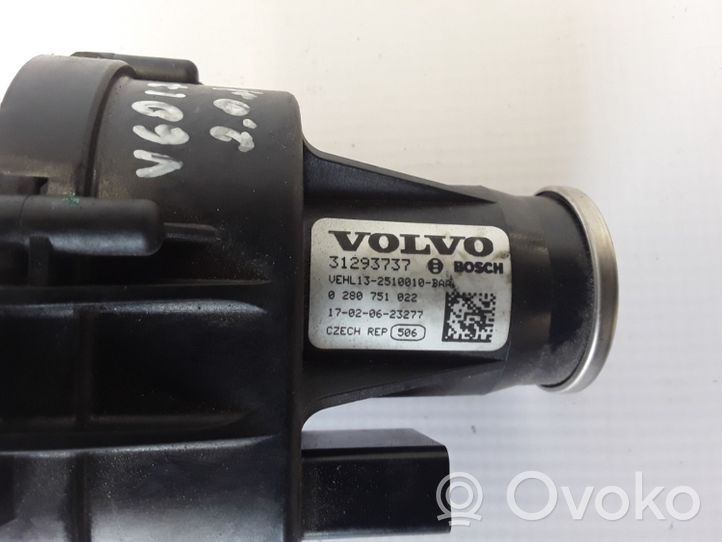 Volvo V60 Actionneur de collecteur d'admission 31293737