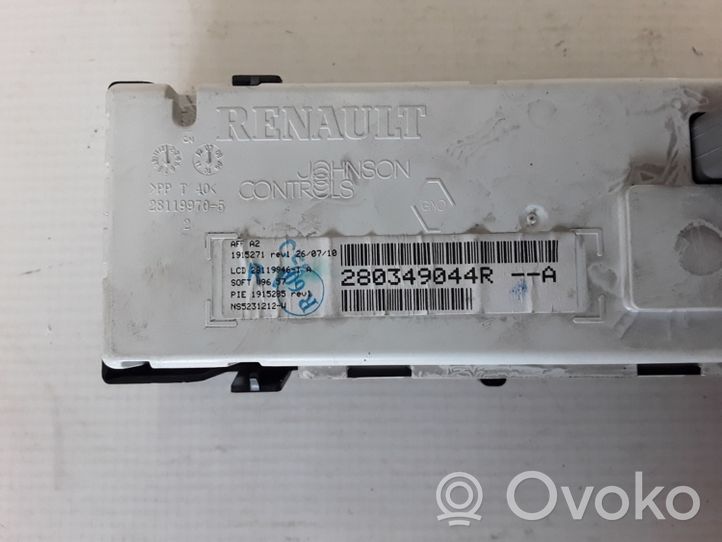 Renault Fluence Monitor / wyświetlacz / ekran 280349044R