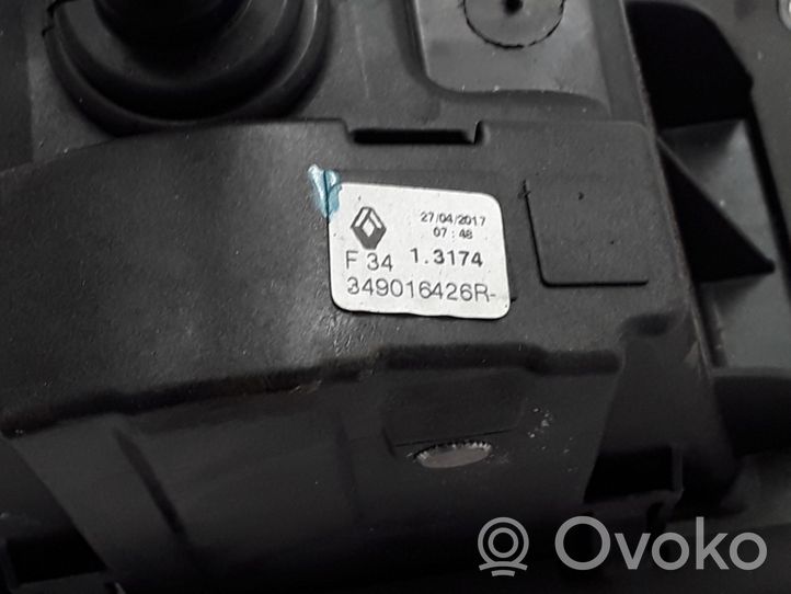 Renault Captur Vaihteenvalitsimen verhoilu 349016426R