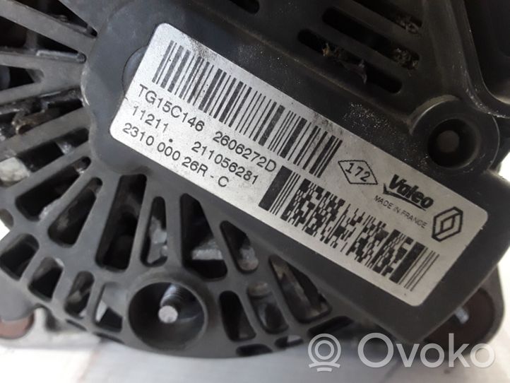 Renault Fluence Alternator 231000026R