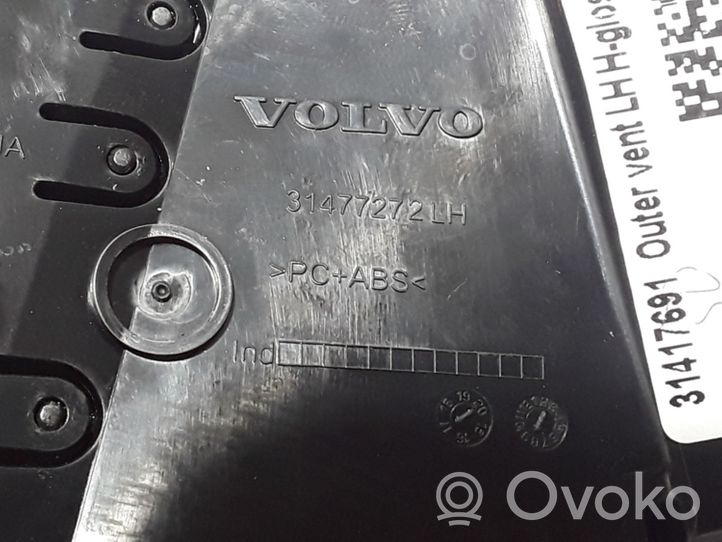 Volvo XC60 Kojelaudan sivutuuletussuuttimen kehys 31477272