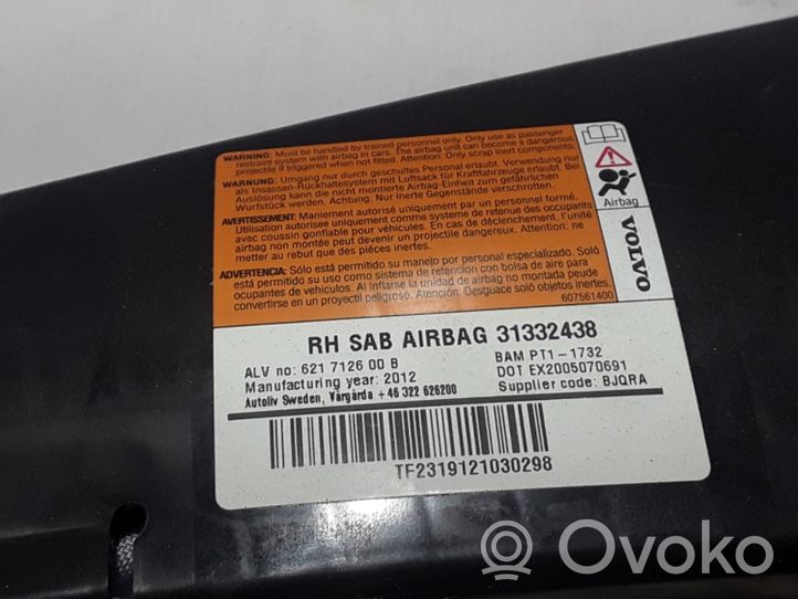 Volvo V70 Airbag sedile 31332438