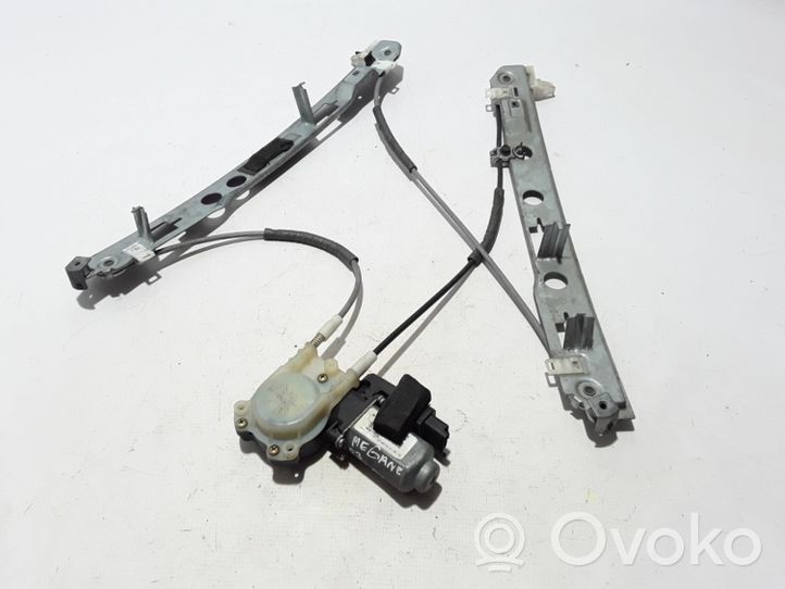 Renault Megane II Mechanizm podnoszenia szyby przedniej bez silnika 8200075938