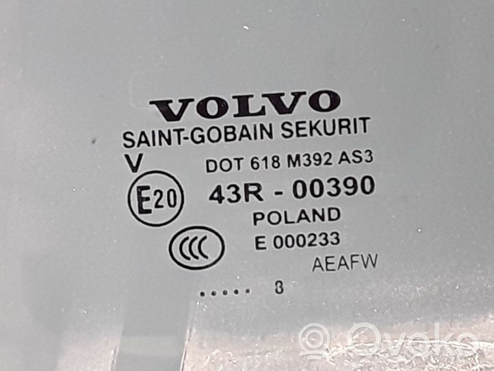 Volvo XC60 Rear door window glass 32244876